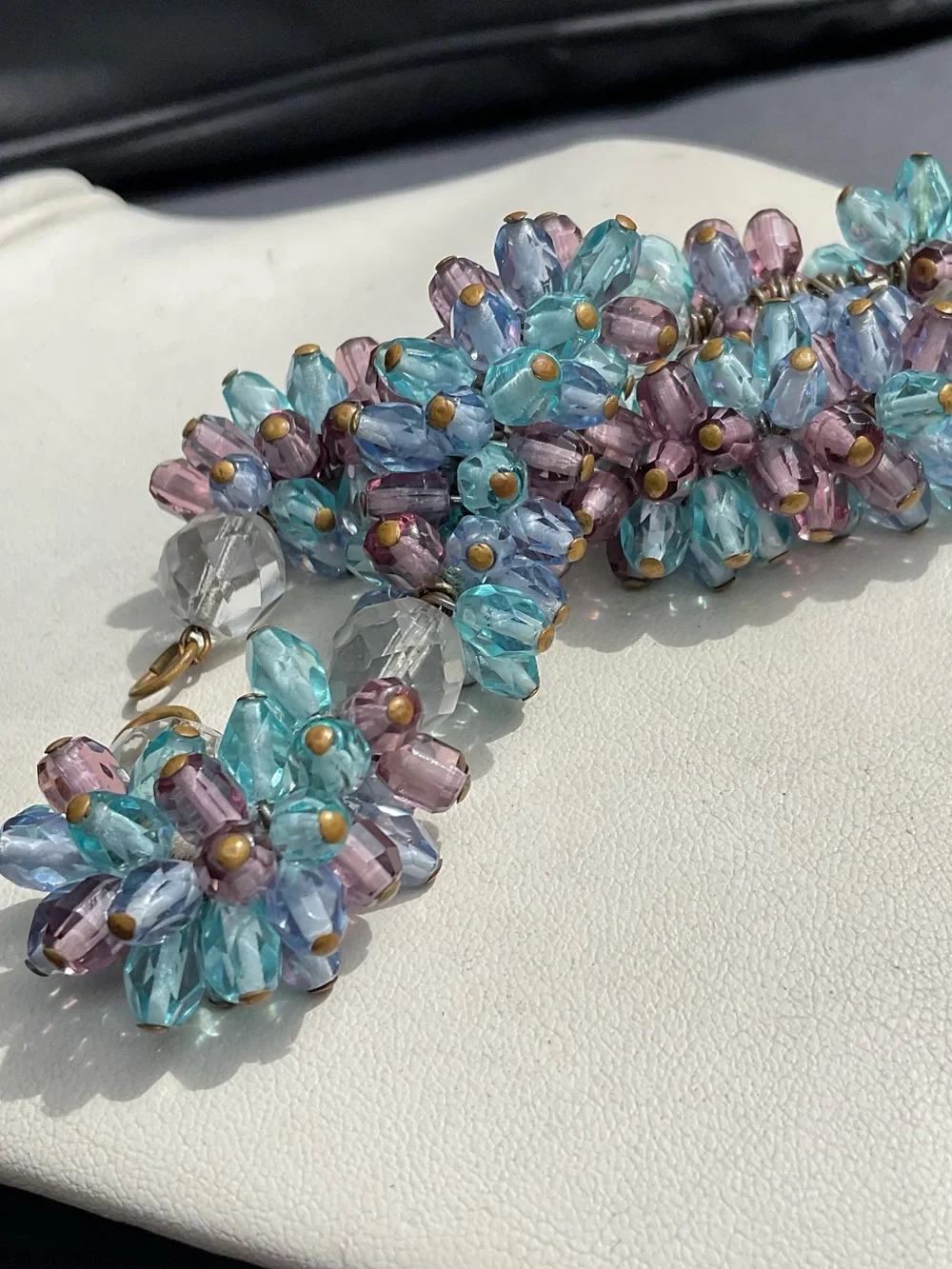 🌺Artisan Vintage Glass Ombre Bracelet-OOAK